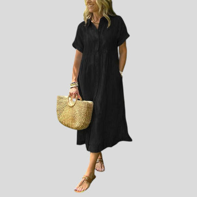 Freja | Light Button-Front Summer Dress