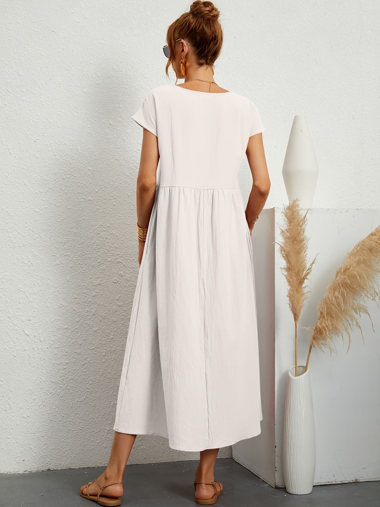 Rosineo - Casual Linen Dress