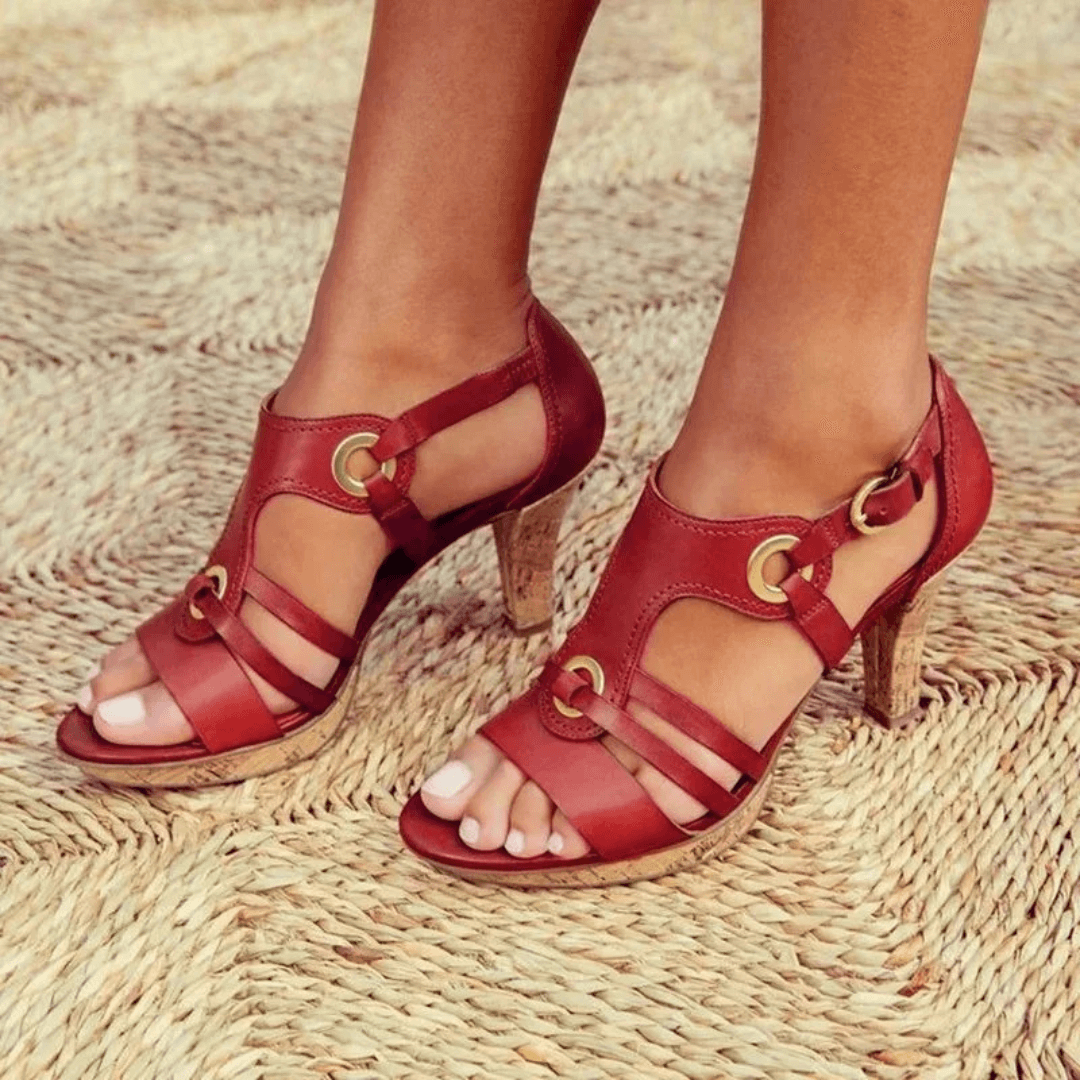Szarina – Comfortable Heeled Sandals