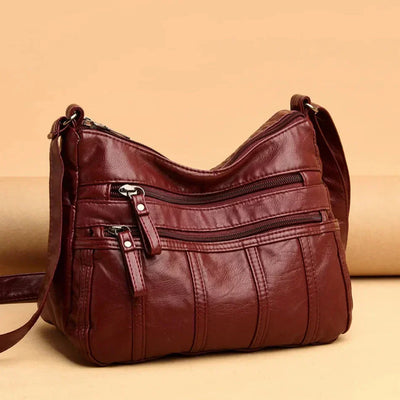 Oriana - Luxury PU Leather Multi-Layer Pockets Bag