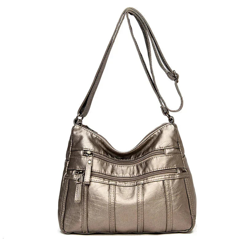 Oriana - Luxury PU Leather Multi-Layer Pockets Bag