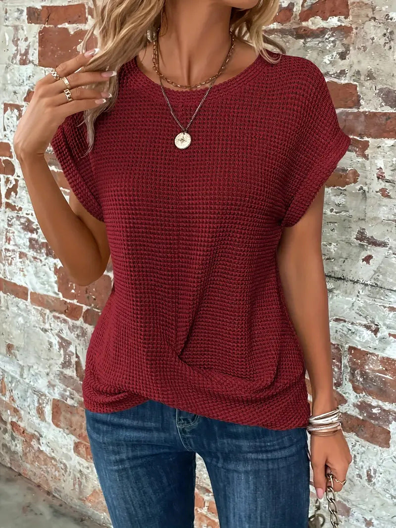 NORTHLINE STUDIO | WAFFLE KNIT TOP