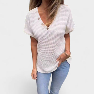 NORTHLINE STUDIO | BUTTON DETAIL KNIT TOP