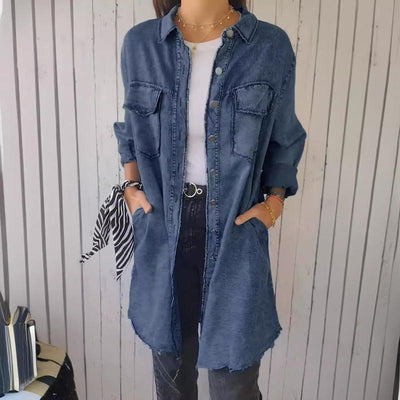 Deandra™ | Oversized Denim Shirt