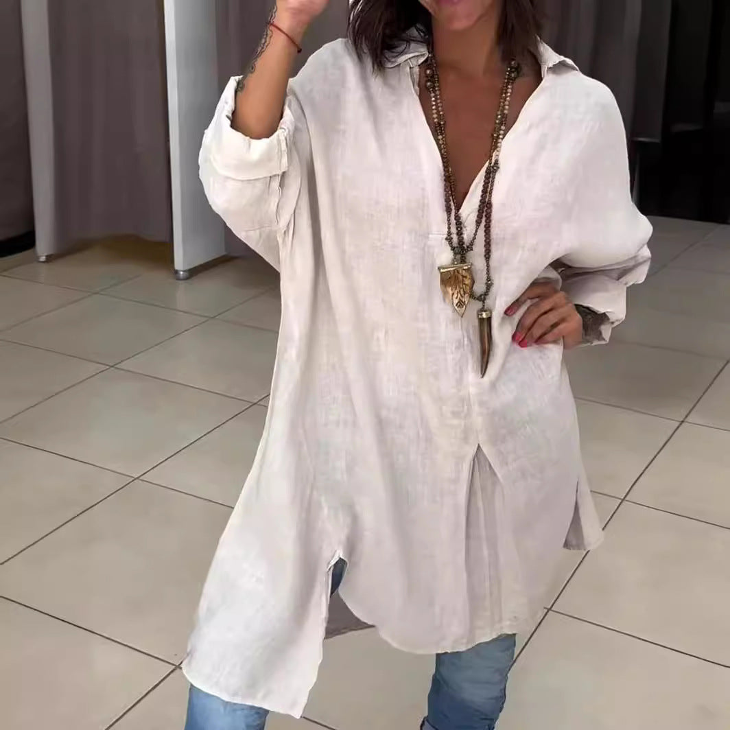 Rozalina™ – Stylish V-Neck Shirt