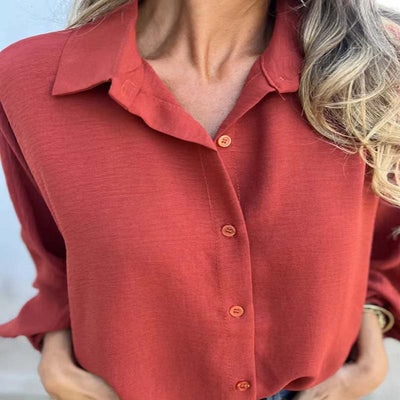 Elysa™ | Elegant Button-Up Blouse