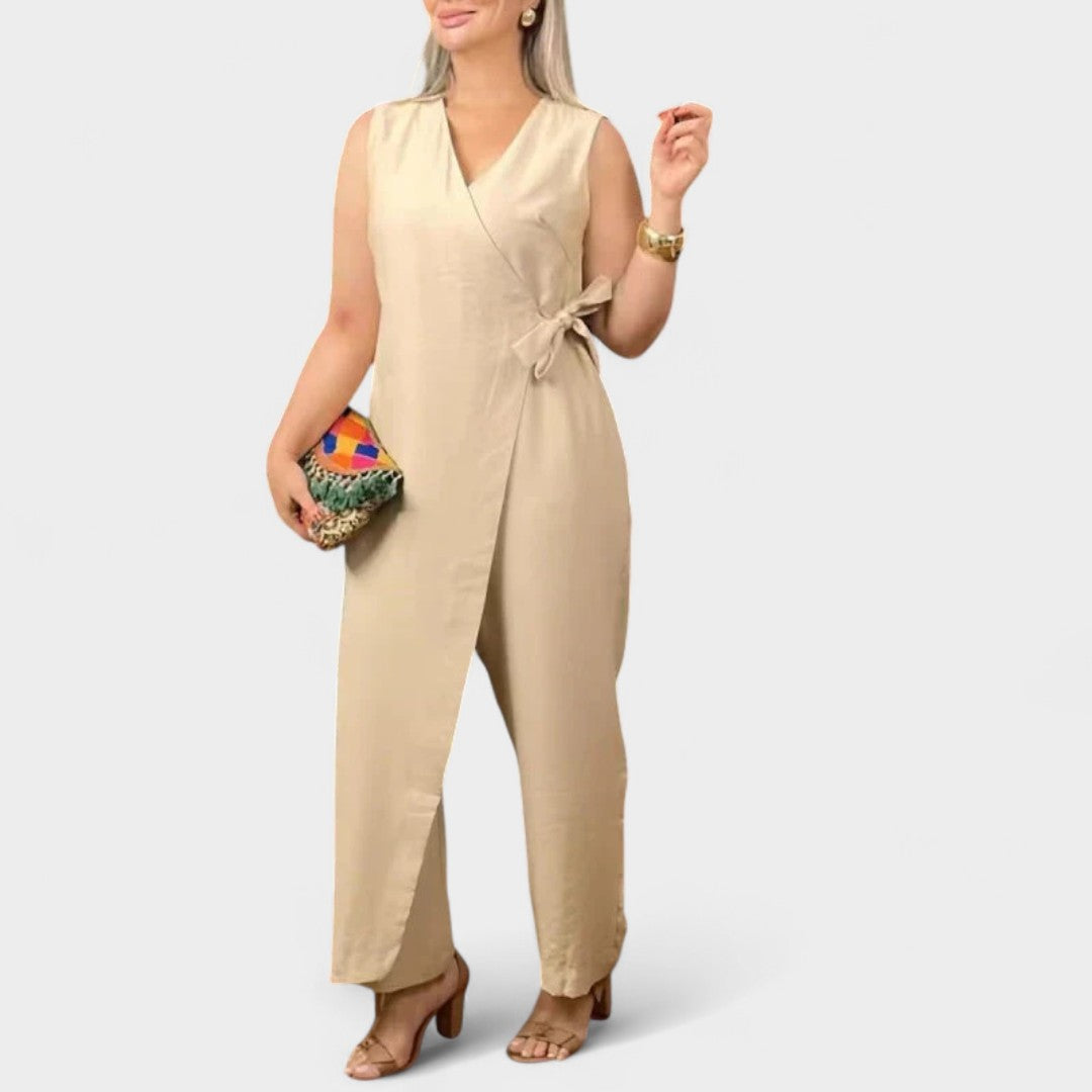 SERENA | WRAP TIE JUMPSUIT