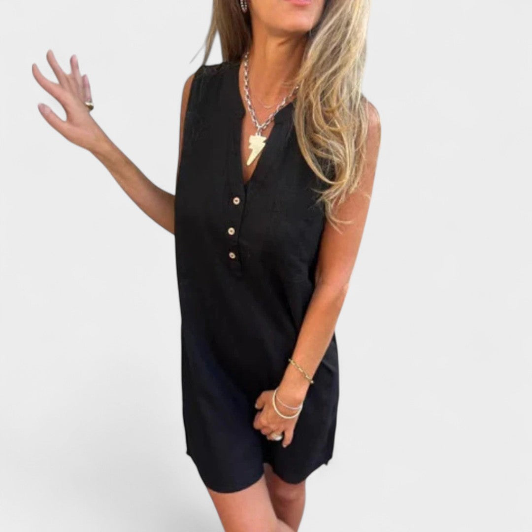 LUCY | SLEEVELESS SHIFT DRESS