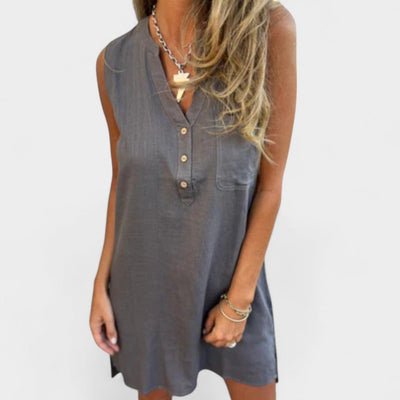 LUCY | SLEEVELESS SHIFT DRESS