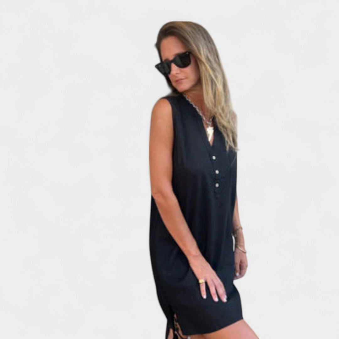 LUCY | SLEEVELESS SHIFT DRESS
