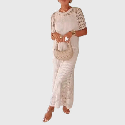 VEYONA | CUT-OUT LONG MAXI DRESS