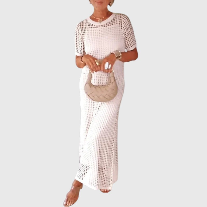 VEYONA | CUT-OUT LONG MAXI DRESS