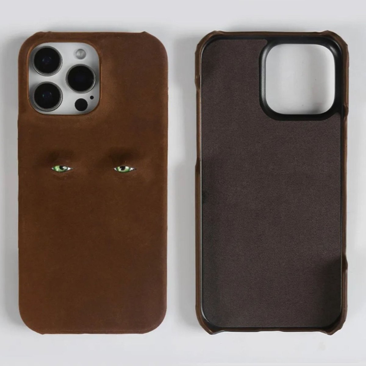 The Watchful Leather iPhone Case