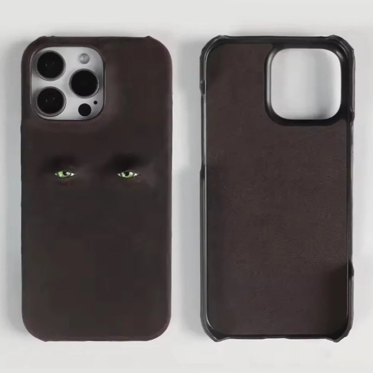 The Watchful Leather iPhone Case