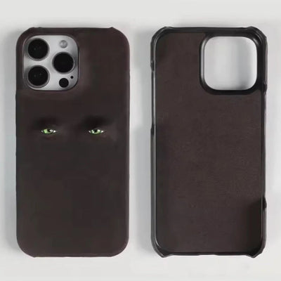 The Watchful Leather iPhone Case