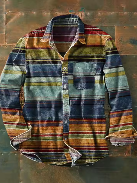 Bryce - Graphic Statement Pocket Shirt