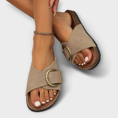Amber | Orthopedic Sandals (Beige)