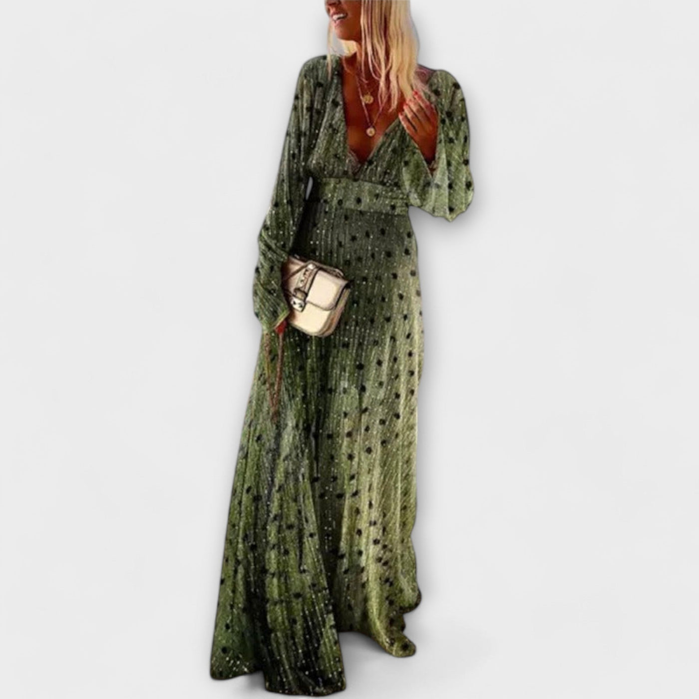 Lottie | Elegant Polka Dot Dress