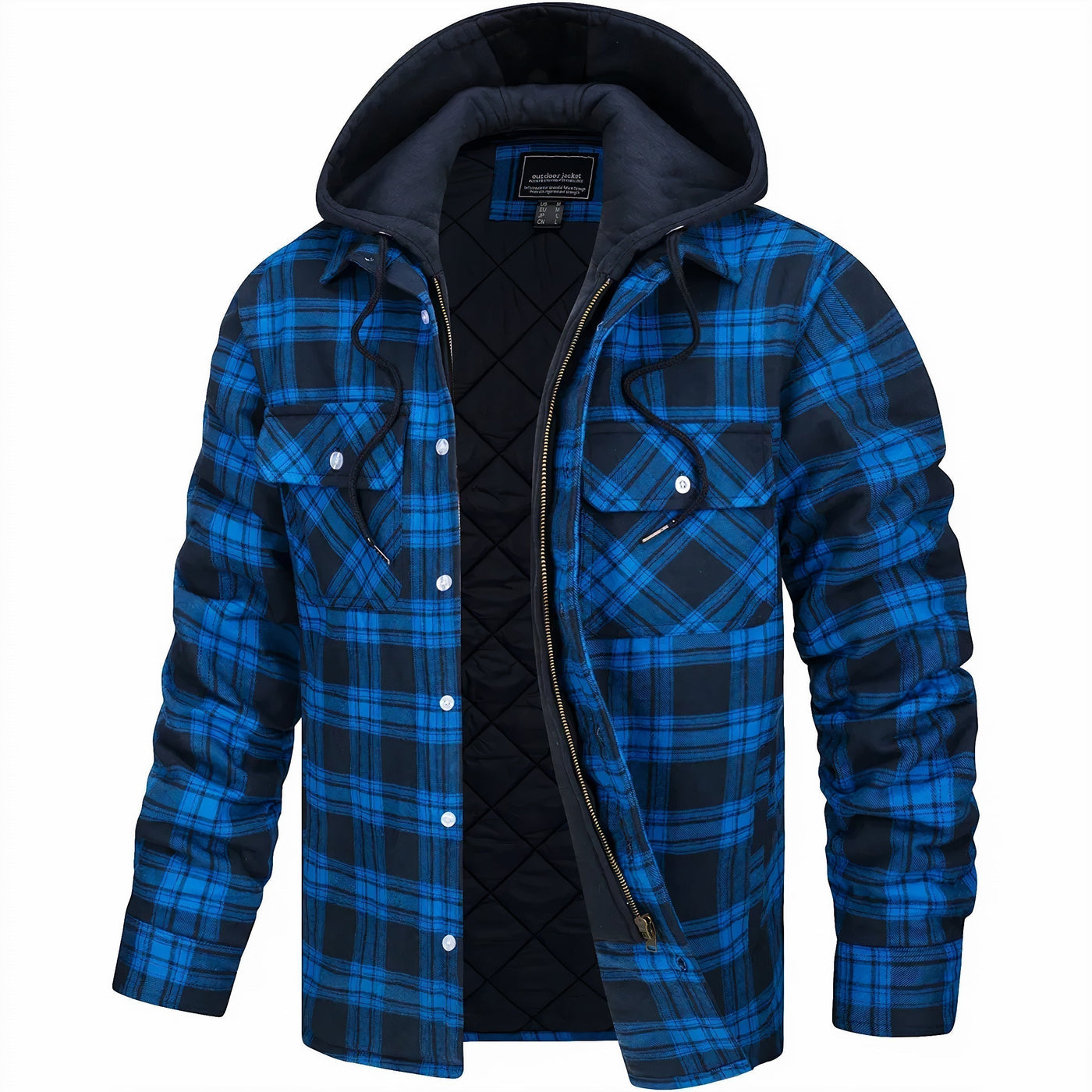 Axel | Checked Jacket with Zipper