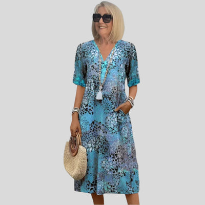 Agnes | Vibrant Blossom Day Dress
