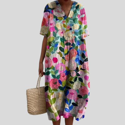 Luna | Soft Floral Touch Dress