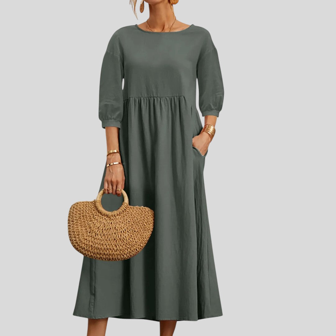 Clea | Breathable Elegant Timeless Maxi Dress