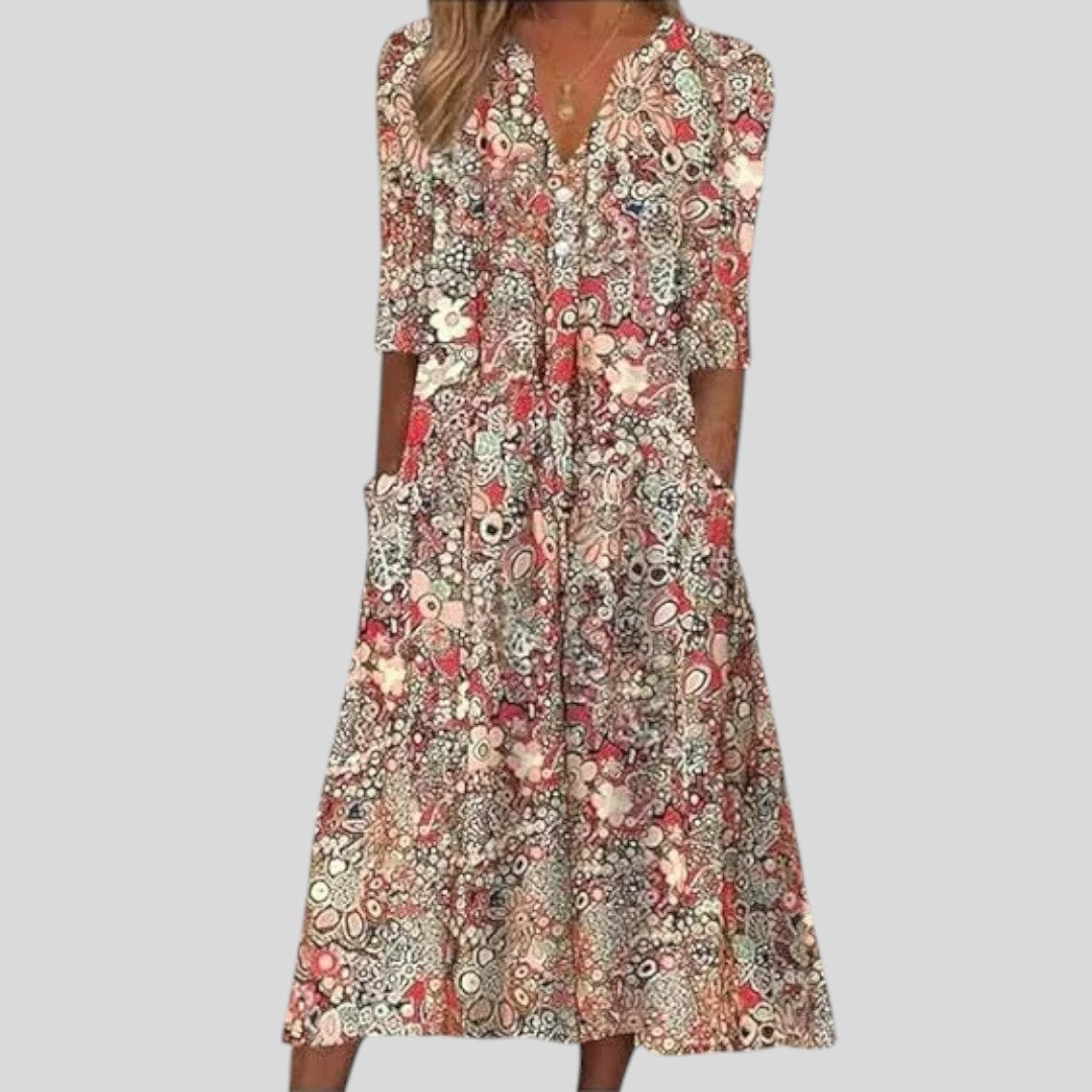 Iliana | Floral Maxi Dress