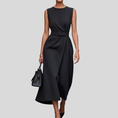 Celina | Timeless Drape Midi Dress