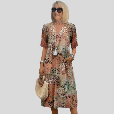 Agnes | Vibrant Blossom Day Dress
