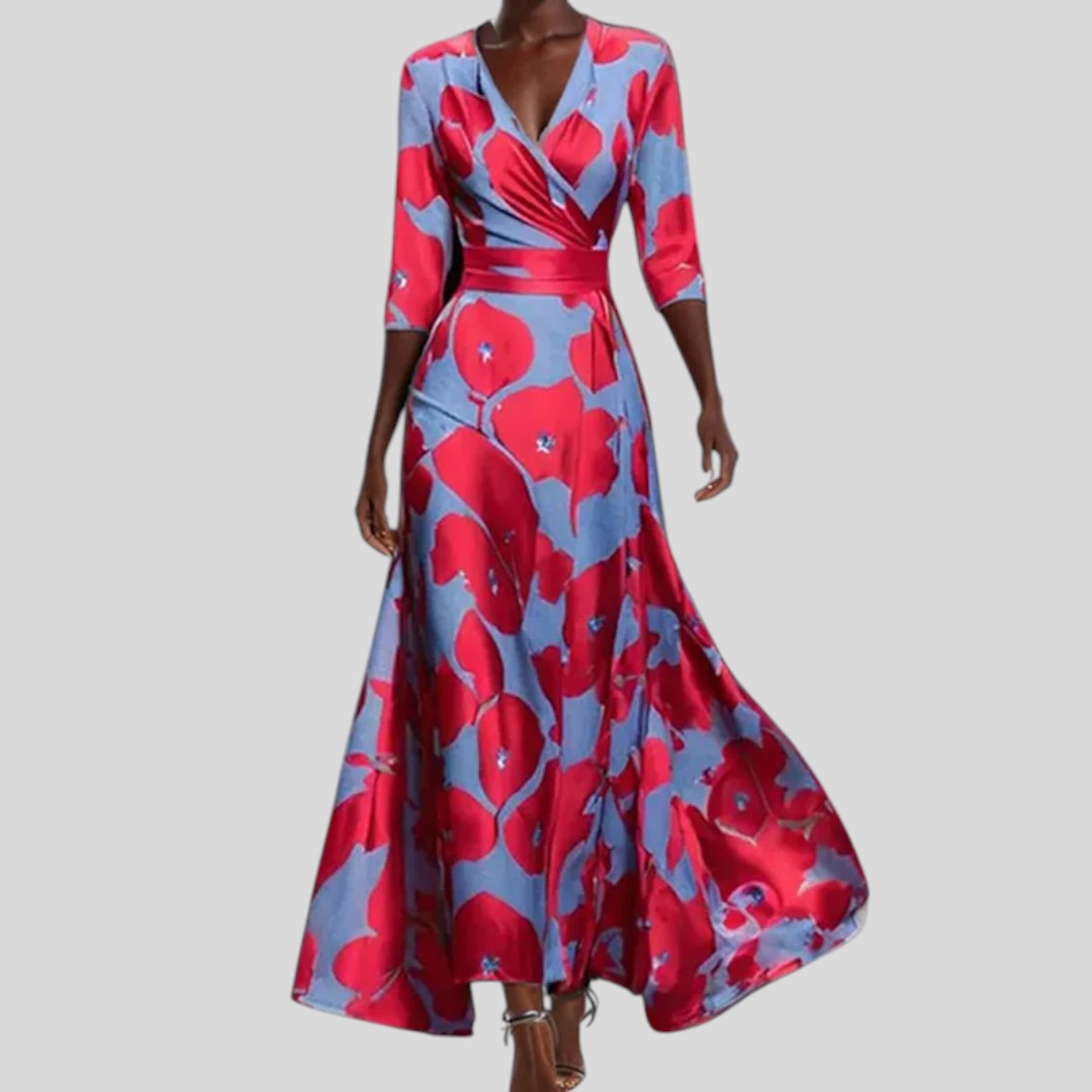 Elin | Chic Floral Wrap Dress