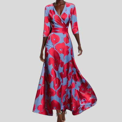 Elin | Chic Floral Wrap Dress