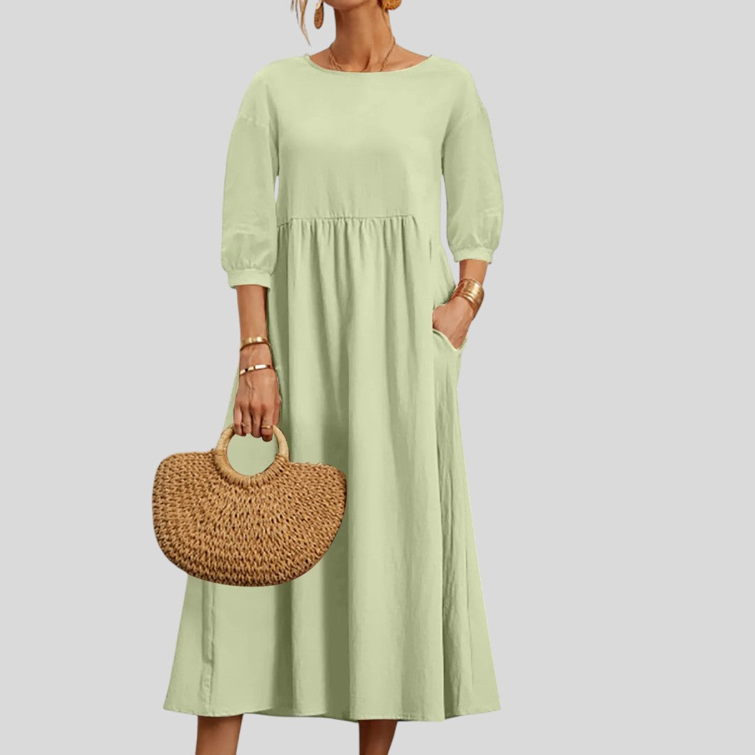 Clea | Breathable Elegant Timeless Maxi Dress