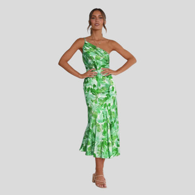 Ingrid | Elegant Garden Glow Summer Dress