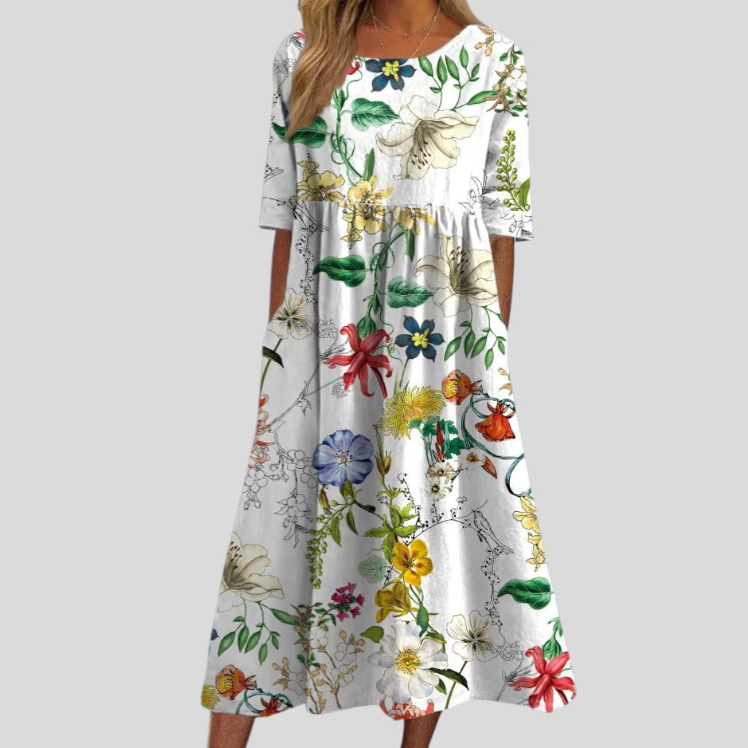 Liva | Soft Bloom Everyday Dress