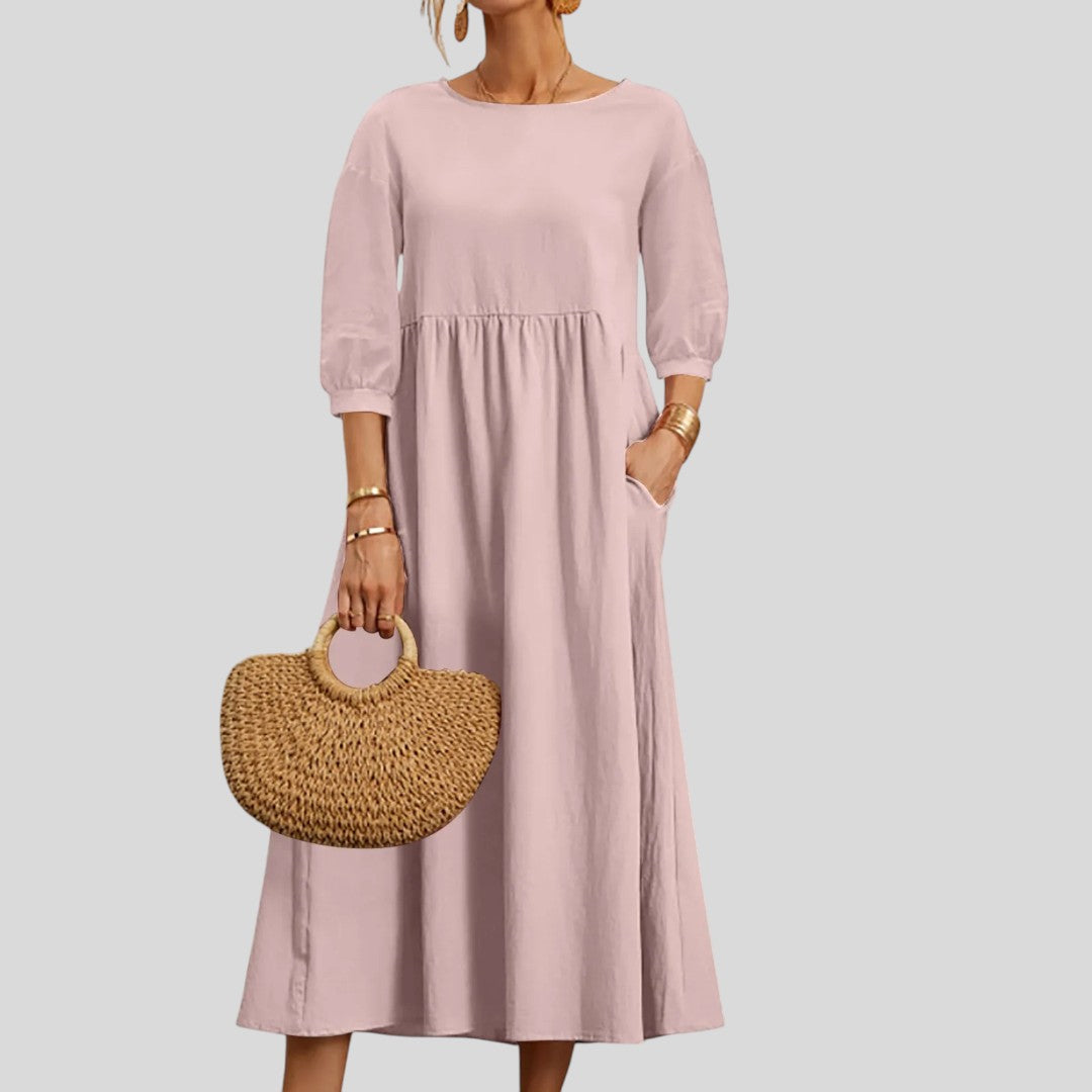 Clea | Breathable Elegant Timeless Maxi Dress