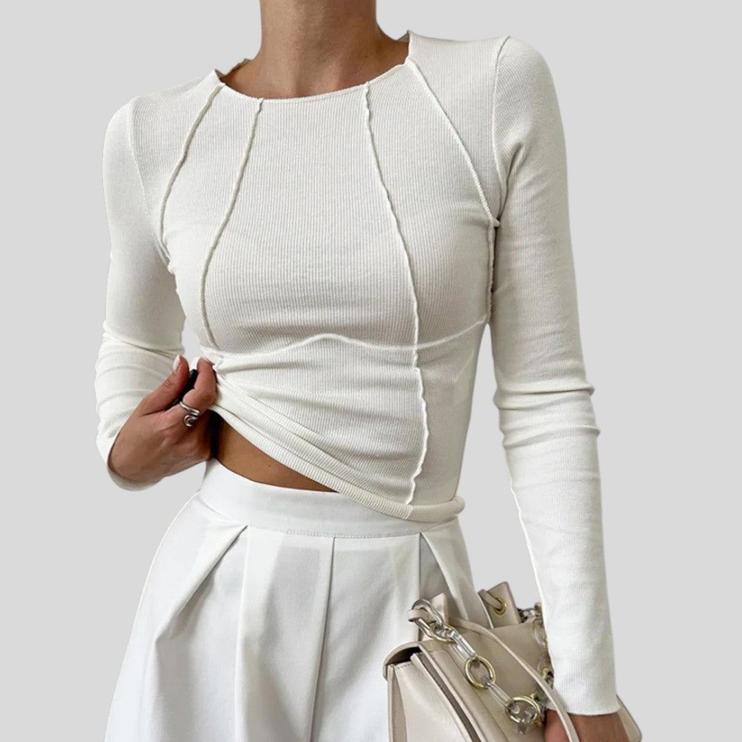 Talia | Soft Stretch Long Sleeve Top