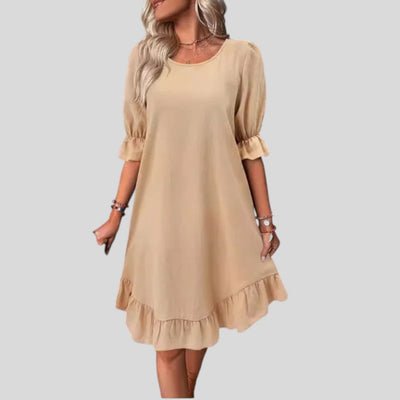 Vigga | Ruffle Charm Summer Dress