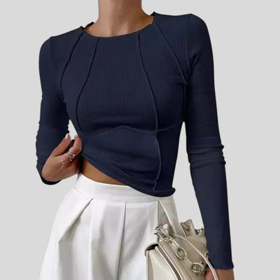 Talia | Soft Stretch Long Sleeve Top