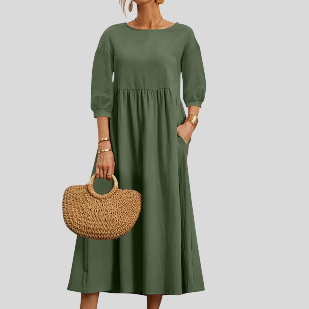 Clea | Breathable Elegant Timeless Maxi Dress