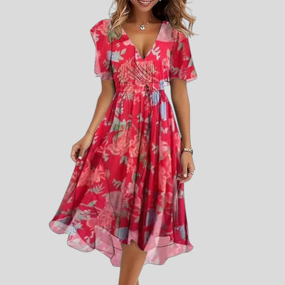 Estelle | Refined Bloom Midi Dress