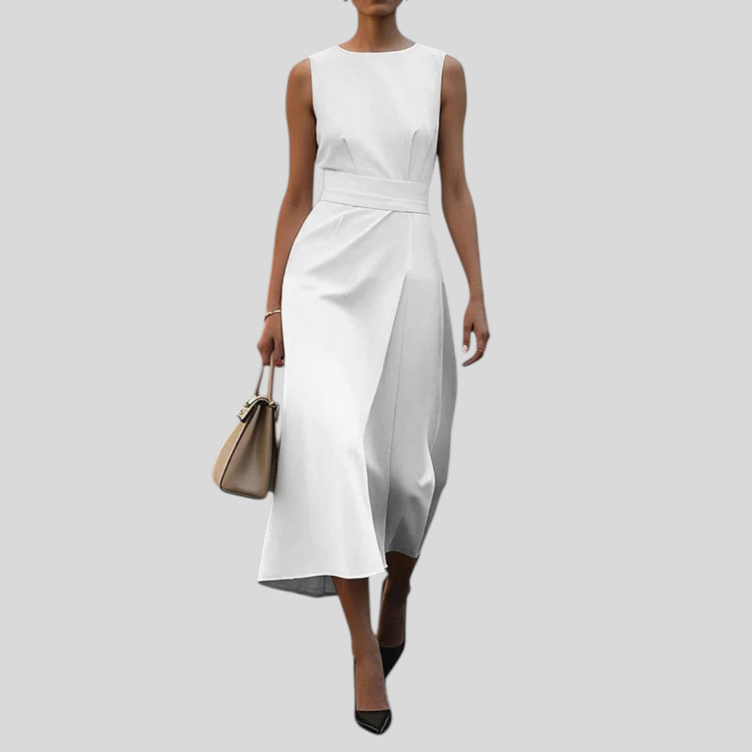Celina | Timeless Drape Midi Dress