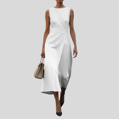 Celina | Timeless Drape Midi Dress