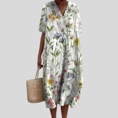 Luna | Soft Floral Touch Dress