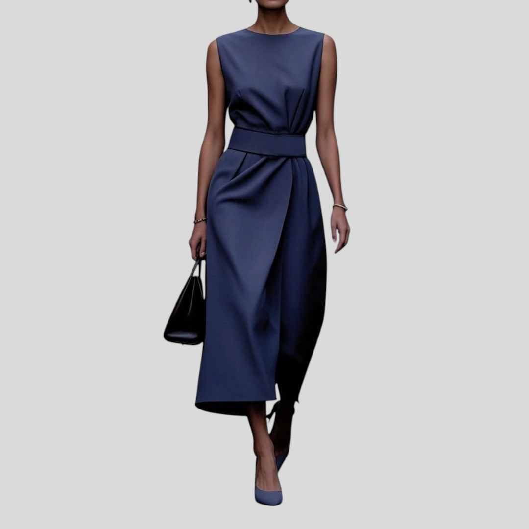 Celina | Timeless Drape Midi Dress