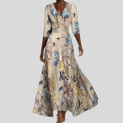 Elin | Chic Floral Wrap Dress