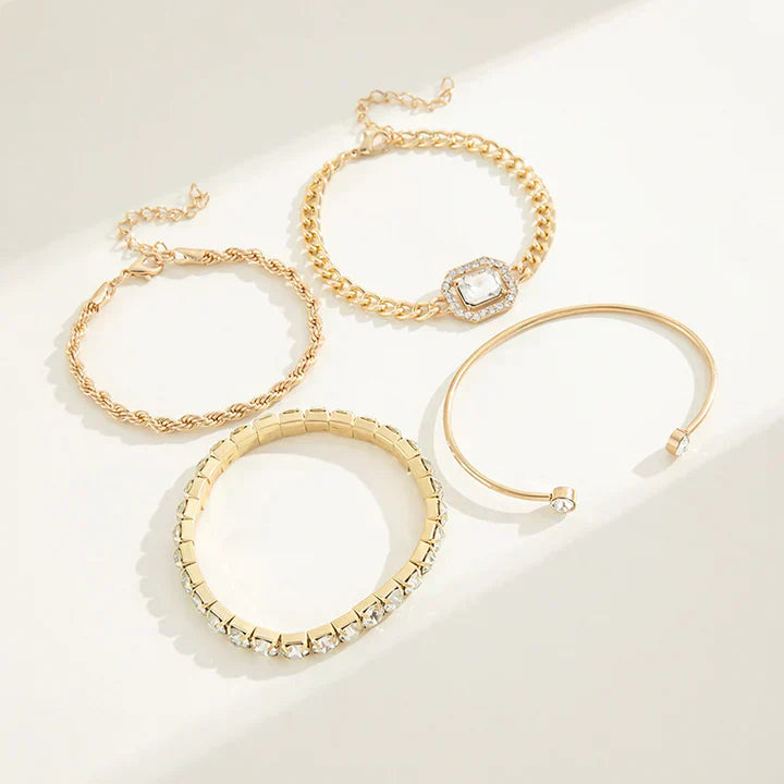 Domitia Calvina Bracelet Set | Gold 18k