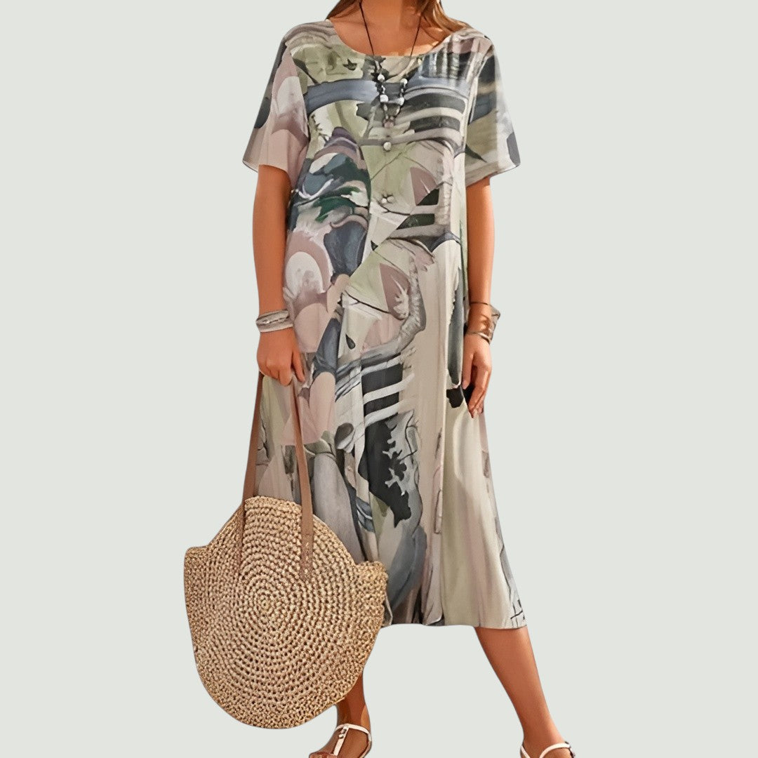 Elina | Refined Midi Summer Dress