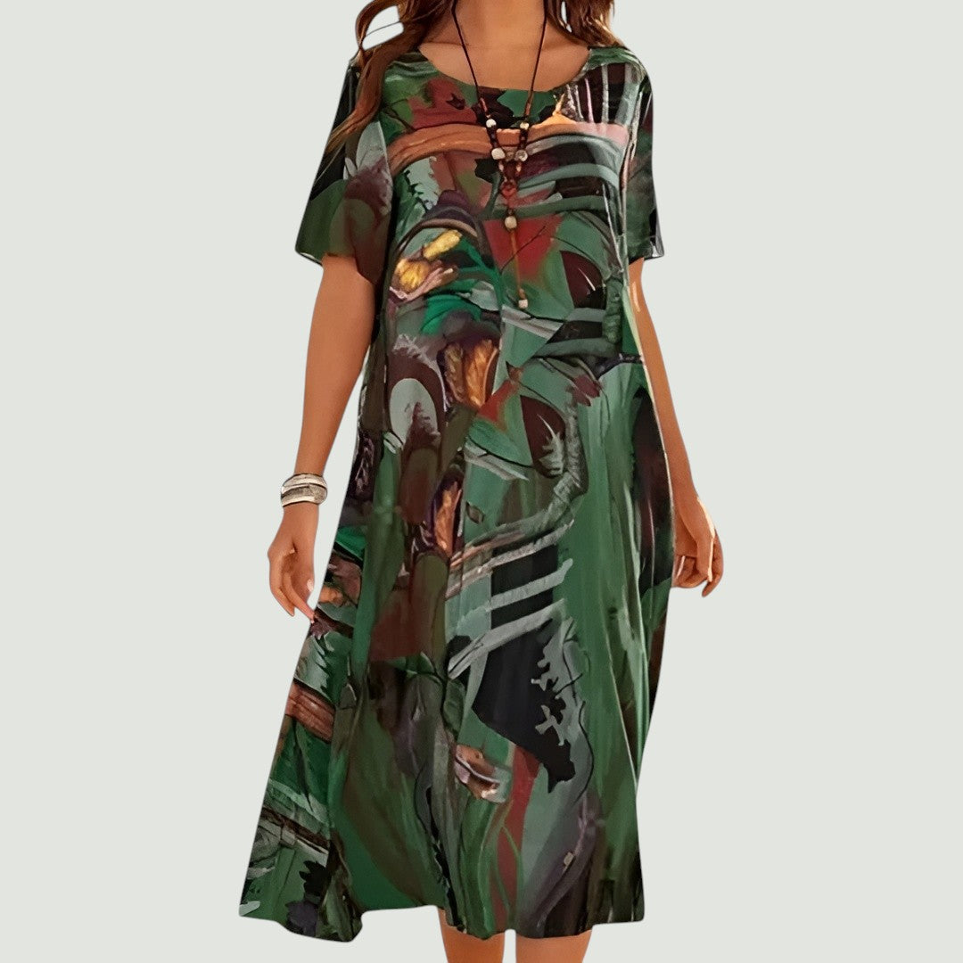 Elina | Refined Midi Summer Dress