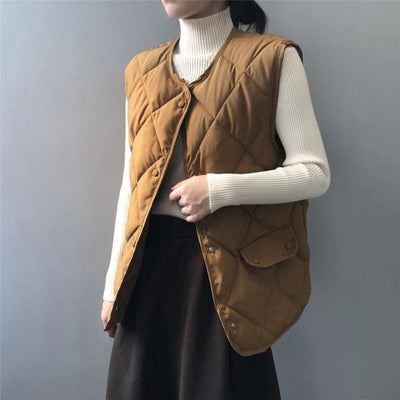 Vienna Quilted Bomber Vest