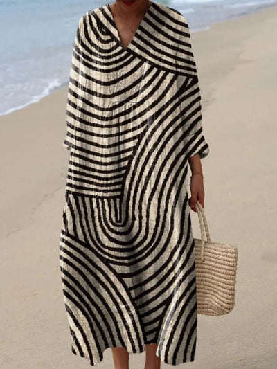 Esme | Optical Stripe Dress